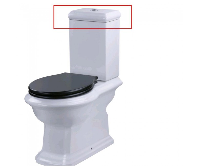3014142 CHARLESTONE  Кришка д/бачка компакта 3010142 (великий отвір) (1 сорт) DEVIT  3010142-2 3010142-2
