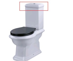 3014142 CHARLESTONE  Кришка д/бачка компакта 3010142 (великий отвір) (1 сорт) DEVIT  3010142