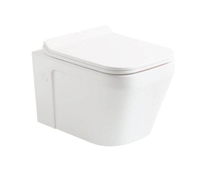 3020120 UP Підвісний безобідковий унітаз+кришка quick-fix, soft-close (1 сорт) DEVIT  3020120 3020120