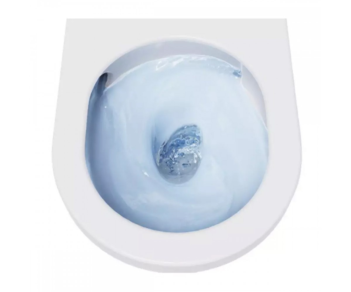 3030140W ART 3.0 унітаз підвісний безобідковий з кришкою soft-close, Vortex Flush, білий матовий (1 сорт)  3030140W:Фото 4
