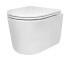 320150 STYLE Унітаз підвісний безобідковий з кришкою soft close, Vortex Flush (1 сорт) DEVIT  320150 320150
