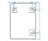 4500700 Basic дзеркало 500х700 закруглене (1 сорт)  4500700:Чертеж 