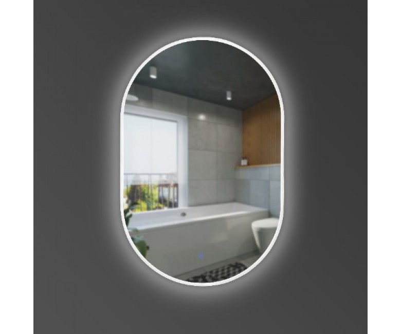 5446090 DO IT Дзеркало 900х600 овальне, з тачсенсором та LED підсвідкою (1 сорт) DEVIT DO IT 5446090 5446090