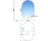 5446090 DO IT дзеркало 900х600 овальне, з тачсенсором та LED підсвідкою (1 сорт)  DO IT 5446090:Фото 5