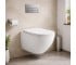 DBA70251111W Balance Підвісний безобідковий унітаз з кришкою soft-close, Vortex Flush, білий глянець (1 сорт) DEVIT  DBA70251111W DBA70251111W