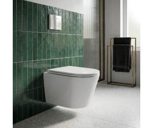 DCA0530111W Calma Унітаз підвісний 515x355x365mm з кришкою soft-close, Vortex Flush, білий глянець (1 сорт) DEVIT  DCA0530111W