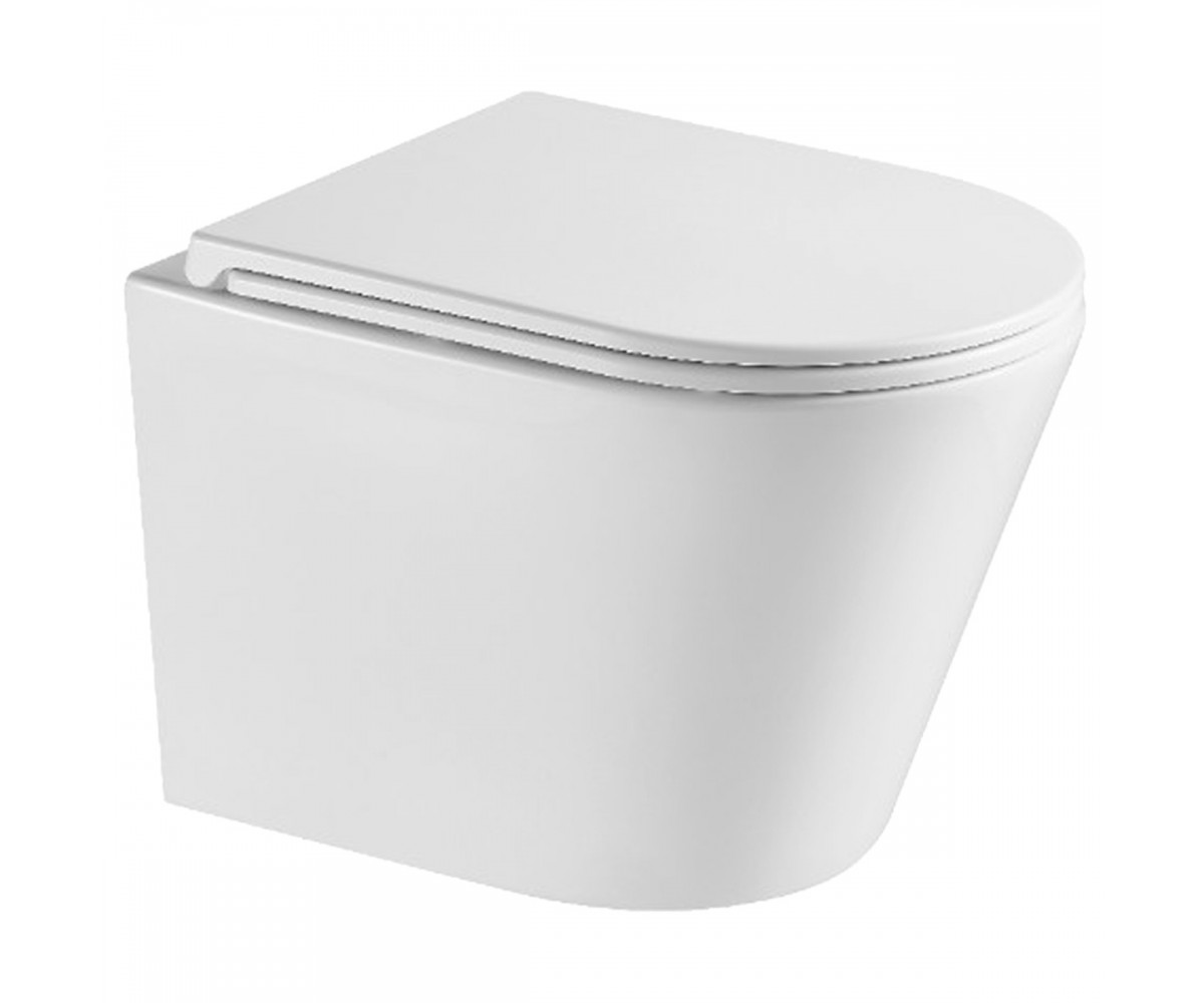 DCA0530111W Calma унітаз підвісний 515x355x365mm з кришкою soft-close, Vortex Flush, білий глянець (1 сорт)  DCA0530111W:Фото 12