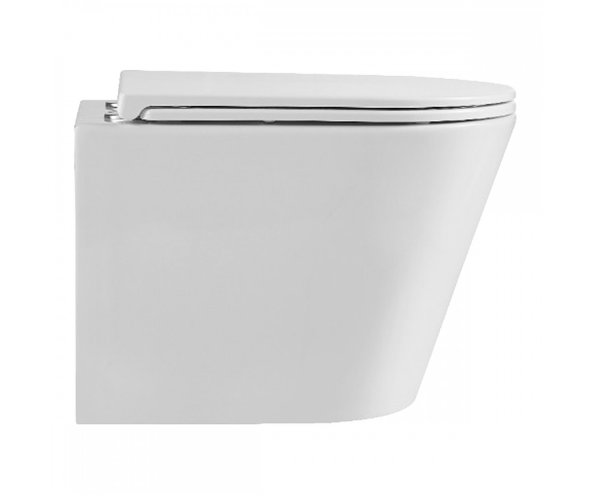 DCA0530111W Calma унітаз підвісний 515x355x365mm з кришкою soft-close, Vortex Flush, білий глянець (1 сорт)  DCA0530111W:Фото 14