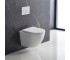 DFL0460111MW Flow Унітаз підвісний 495x365x365mm з кришкою soft-close, Vortex Flush, матовий білий (1 сорт) DEVIT  DFL0460111MW DFL0460111MW