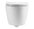 DFL0460111W Flow унітаз підвісний 495*365*365mm з кришкою soft-close, Vortex Flush, білий глянець (1 сорт)  DFL0460111W:Фото 7