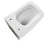 DFL0520111W Flow square підвісний безобідковий унітаз з кришкою soft-close, Vortex Flush, білий глянець (1 сорт)  DFL0520111W:Фо