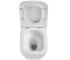 DFL0520111W Flow square підвісний безобідковий унітаз з кришкою soft-close, Vortex Flush, білий глянець (1 сорт)  DFL0520111W:Фо