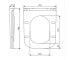 DFL0520111W/DFL2170211W/DFO1160111W кришка для унітазу з soft-close механізмом, білий глянець (1 сорт)  DFL0520111W/DFL2170211W/