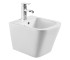 DFL0520400W Flow square біде 485x345x330мм з отвором під змішувач, білий глянець (1 сорт)  DFL0520400W:Фото 1
