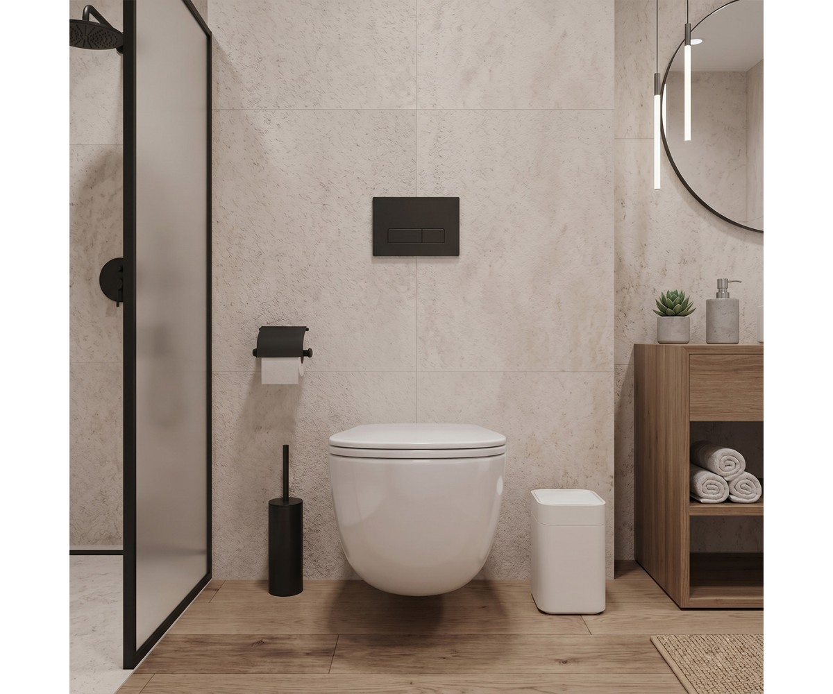 DFO1160111W Forma унітаз підвісний 480x340x350mm з кришкою soft-close, Vortex Flush, білий глянець (1 сорт)  DFO1160111W:Фото 3