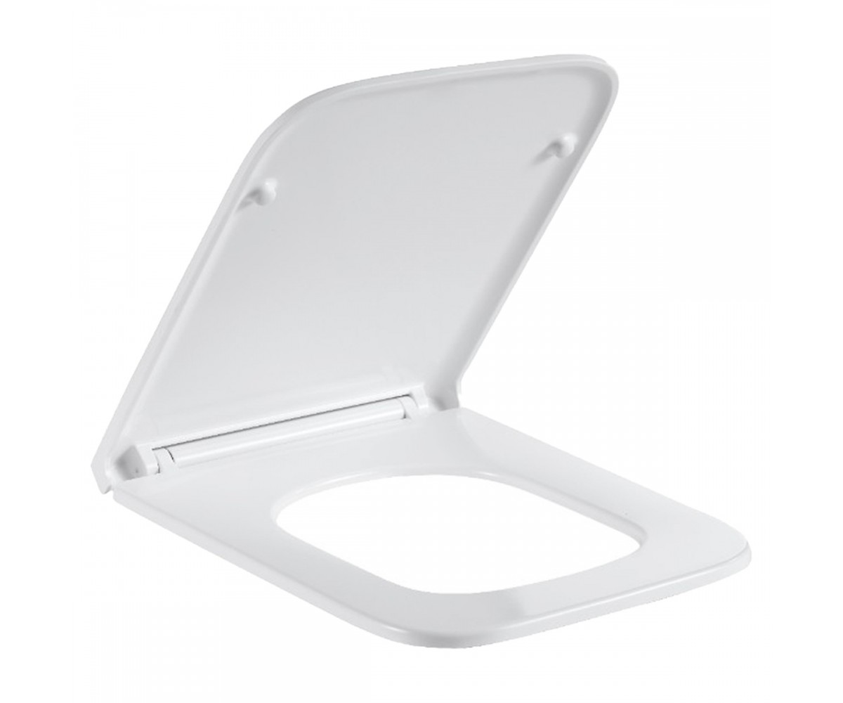 DGR0760111W Grid кришка для унітазу з soft-close механізмом, білий глянець (1 сорт)  DGR0760111W:Фото 4