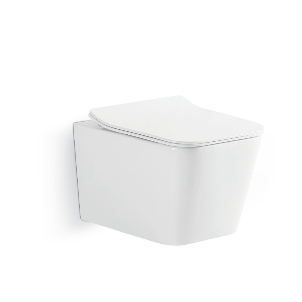 DLI30401111W Linea Підвісний безобідковий унітаз з кришкою soft-close та Vortex Flush, білий (1 сорт) DEVIT LINEA DLI30401111W DLI30401111W
