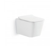 DLI30401111W Linea Підвісний безобідковий унітаз з кришкою soft-close та Vortex Flush, білий (1 сорт) DEVIT LINEA DLI30401111W