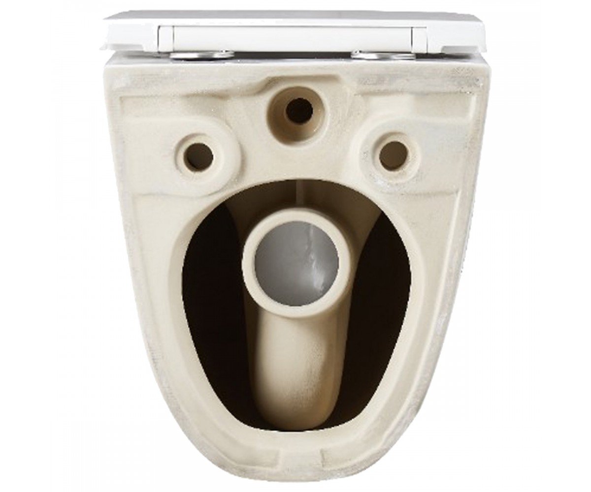 DUN0930111W Unda унітаз підвісний 495x360x390mm з кришкою soft-close, Vortex Flush, білий глянець (1 сорт)  DUN0930111W:Фото 3