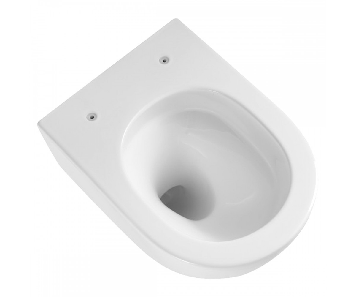 DUN0930111W Unda унітаз підвісний 495x360x390mm з кришкою soft-close, Vortex Flush, білий глянець (1 сорт)  DUN0930111W:Фото 8