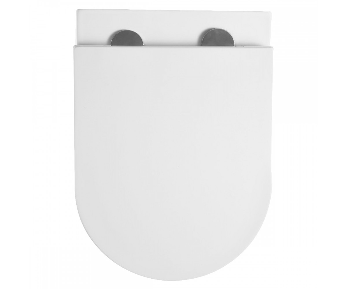 DUN0930111W Unda унітаз підвісний 495x360x390mm з кришкою soft-close, Vortex Flush, білий глянець (1 сорт)  DUN0930111W:Фото 9