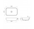 Раковина  DM2F004MB:Чертеж 