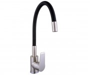 Змішувач для кухні DOMINO BLITZ DBC-203 LR STEEL-BLACK