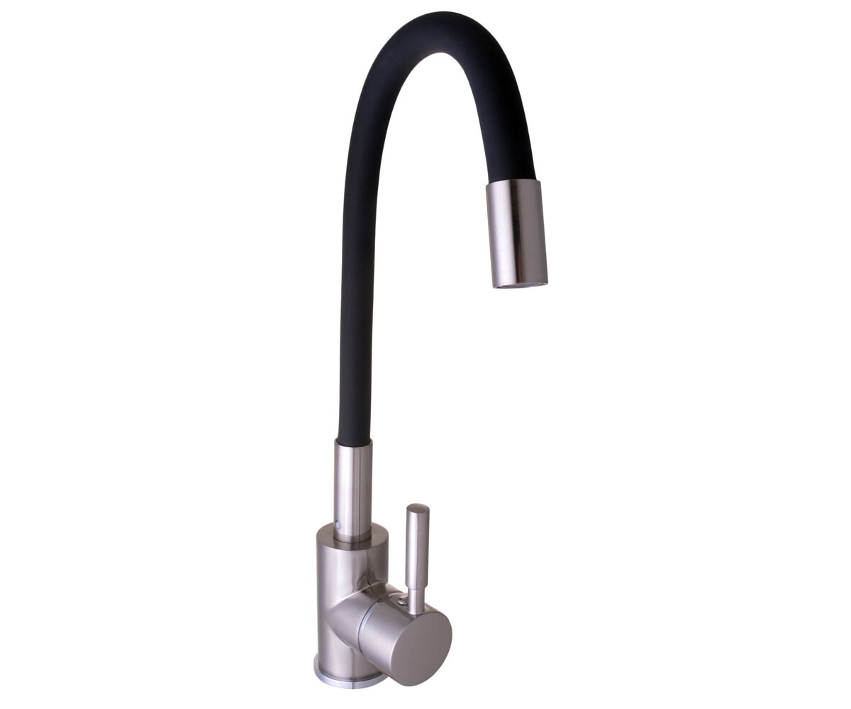 Кухонний змішувач DOMINO  DLR1-203 LR-ST STEEL-BLACK DLR1-203 LR-ST STEEL-BLACK