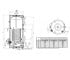 Бойлер косвенного нагрева 150 л  OKCE 160 NTR/2,2KW 110671101:Чертеж 