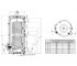 Бойлер косвенного нагрева 200 л  OKCE 200 NTRR/2,2KW 110791101:Чертеж 