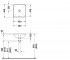 Раковина  STARCK 3 0305430000:Чертеж 