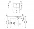 Врезной умывальник  2ND FLOOR 0316530000:Чертеж 