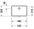Раковина  VANITY BASINS 033048-00-22:Чертеж 