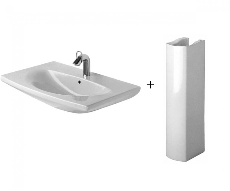 Раковина + п`єдестал DURAVIT CARO 0434700000+0863210000 0434700000+0863210000