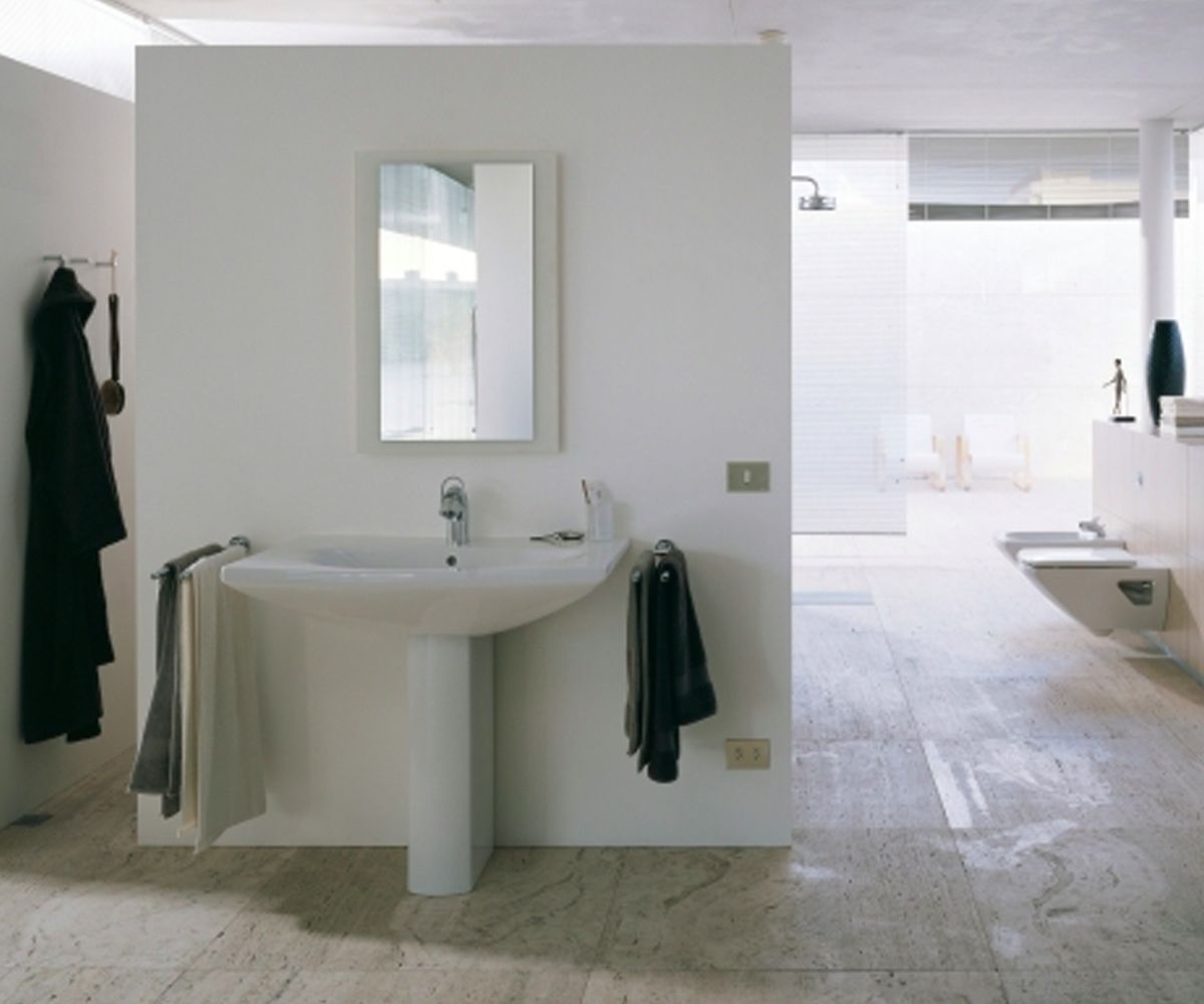 Раковина + пьедестал  CARO 0434700000+0863210000:Фото 2