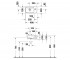 Подвесной умывальник 40 см  ME BY STARCK 0717400000:Чертеж 