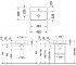 Раковина  DURASQUARE 073245-00-41:Чертеж 