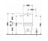 Бачок для унитаза  2ND FLOOR 0876100005:Чертеж 