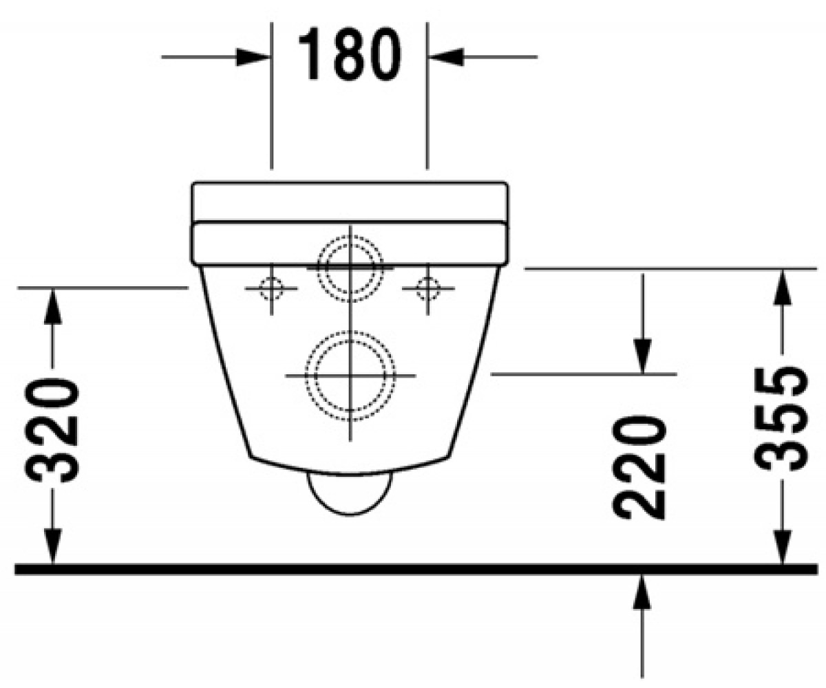 Унитаз  2ND FLOOR 2205090000:Чертеж 