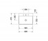 Раковина накладная  DURASQUARE 2353600071:Чертеж 