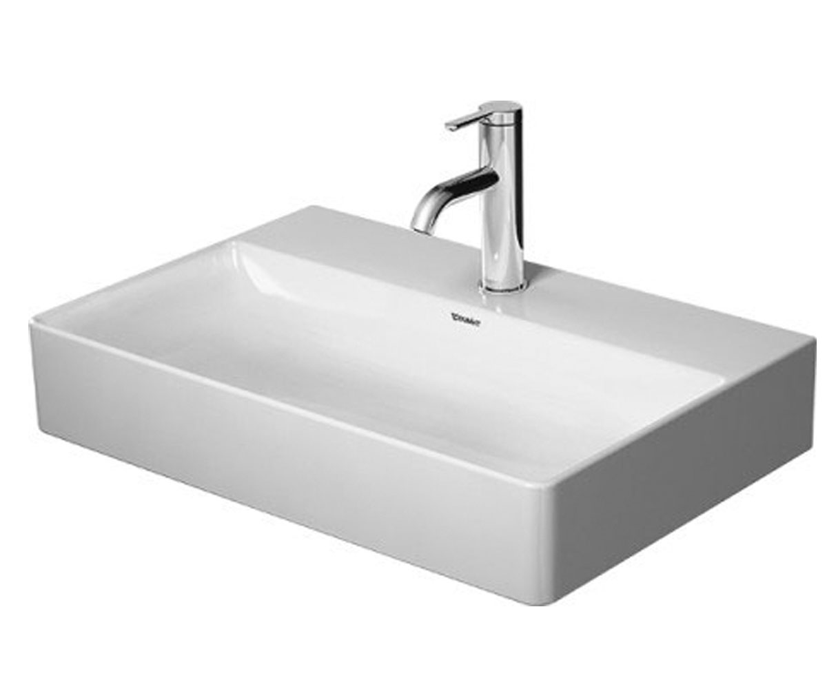 Мийка прямокутна 60 см ДУРАВІТ ДУРАСКВАРЕ 2356600041 DURAVIT DURASQUARE 2356600041 2356600041