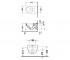 Унитаз с сиденьем  ARCHITEC 2546090064+0069690000:Чертеж 