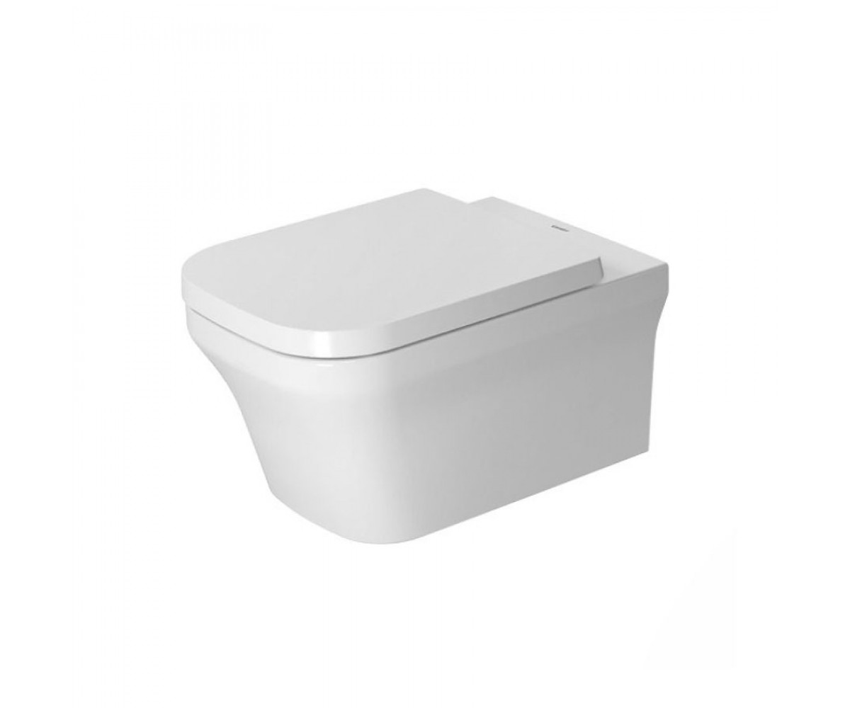 Безобідковий унітаз з сидінням DURAVIT P3 COMFORTS 2561090000+0020390000 2561090000+0020390000