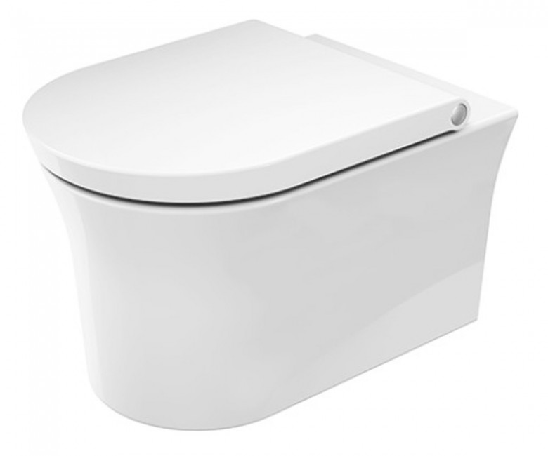 Безобідковий унітаз DURAVIT WHITE TULIP 2576092000 2576092000