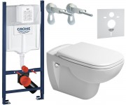 Унітаз з установкою 5 в 1 DURAVIT D-CODE 3884D457009