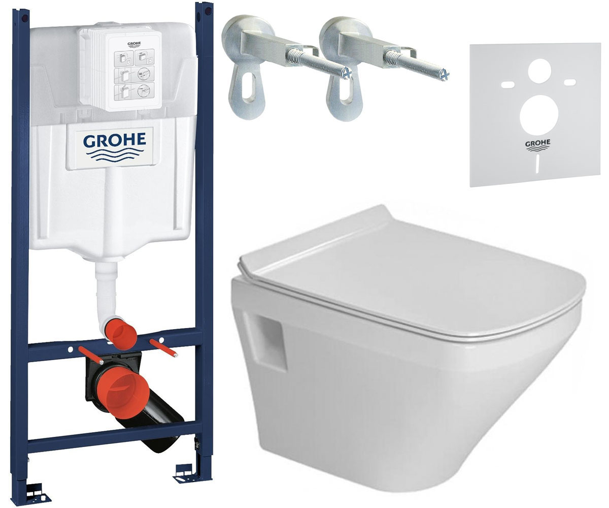 Унітаз з установкою 5 в 1 DURAVIT DURASTYLE 3884D457109 3884D457109