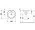 Круглый умывальник  VANITY BASINS 522048-00-00:Чертеж 