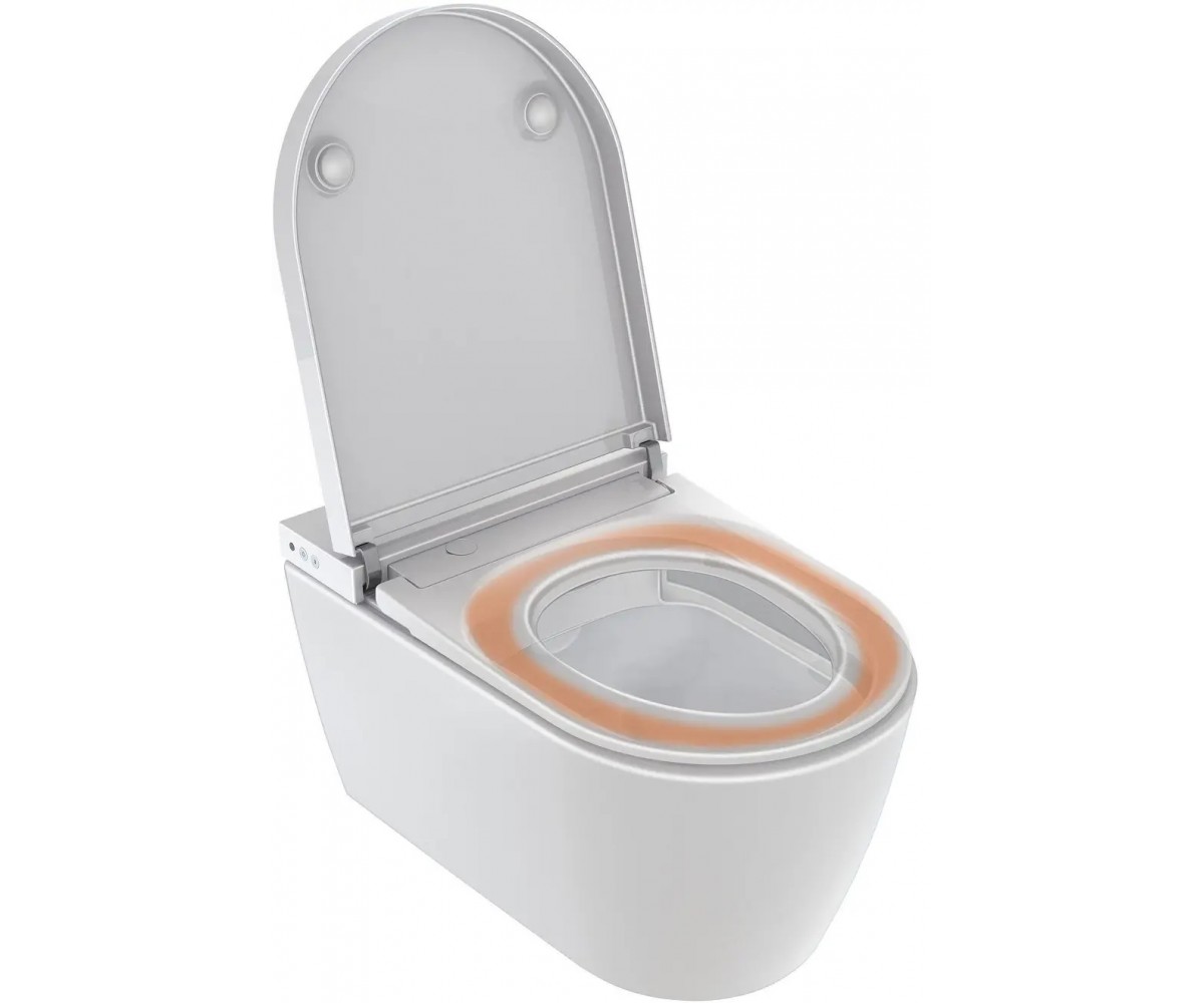 Подвесной унитаз с функцией биде  SENSOWASH STARCK F PLUS 650000012004320:Фото 2