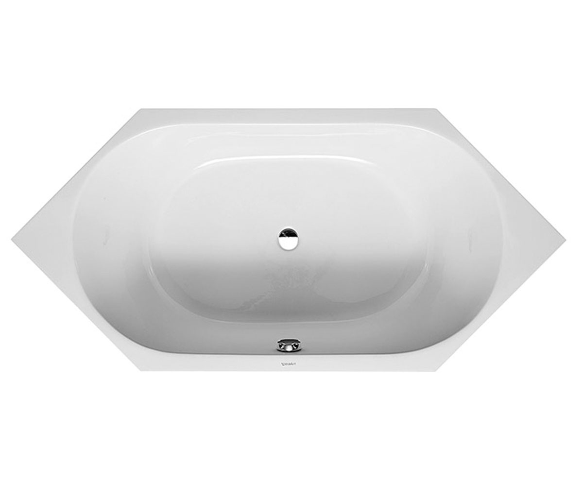 Акриловая, шестиугольная ванна DURAVIT D-CODE 700138000000000 700138000000000