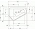 Ванна левосторонняя  PAIOVA 700396000000000:Чертеж 